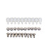 M3x6mm Nylon Distanzbolzen Abstandhalter Set 10 Stück