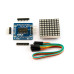 8x8 LED Dot Matrix Red with MAX7219 SMD