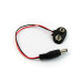 Arduino 9V-Batterien Stecker mit DC-Stecker 5.5mm / 2.1mm Arduino 9V-Batterien Stecker mit DC-Stecker 5.5mm / 2.1mm