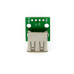 USB 2.0 A Buchse Breakout Board 4P