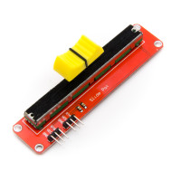 Potentiomètre coulissant linéaire 2 canaux 10k Ohm