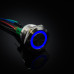 22mm Drucktaster mit RGB Beleuchtung 5V - Edelstahl
