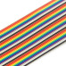 Flachkabel IDC FC Regenbogen 40p 28AWG