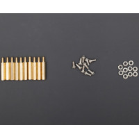 M3x20mm Messing Distanzbolzen Abstandhalter Set 10 Stück