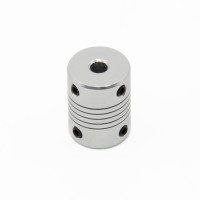 Couplage flexible en aluminium de 8mm/5mm avec vis à goupille