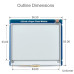4.2 Zoll E-Ink Cloud Display mit WiFi und Bluetooth 
