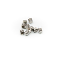 Ensemble de 10 vis sans tête M4x4mm en acier inoxydable