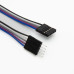 Câble de cavalier Dupont mâle-femelle 5 broches 1m