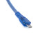 0.3m Micro USB 2.0 Kabel blau 0.3m Micro USB 2.0 Kabel blau