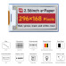 296x168 2.36inch 4-Color E-Ink Display