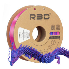 eSilk Magic-PLA Rosenrot-Royalblau  Filament 1.75mm 1Kg R3D 