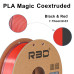 eSilk Magic-PLA Black-Red Filament 1.75mm 1Kg R3D