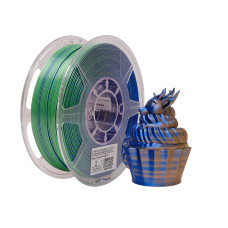 PLA-Silk Mystic Blau-Orange-Grün Filament 1.75mm 1Kg eSun