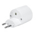 Travel adapter Schuko Europe - Switzerland 3-pin T12