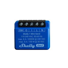 Shelly Plus 1 Mini Gen3 WiFi Switch Shelly Plus 1 Mini Gen3 WiFi Switch