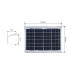 Solar Panel PV 12W with Mounting