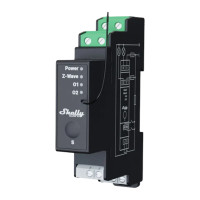 Shelly Qubino Wave Pro 2PM Z-Wave Switch mit Energiemessung