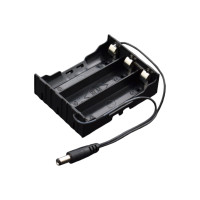 3x18650 Batteriehalter mit 5.5mm DC Jack 3x18650 Batteriehalter mit 5.5mm DC Jack