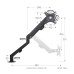 Universal Monitor Desktop Mount 17-30inch 2-9Kg VESA Compatible