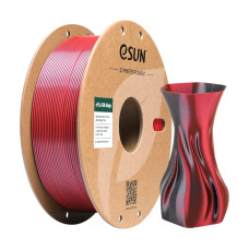 PLA-Silk Magic Noir-Rouge Filament 1.75mm 1Kg eSun