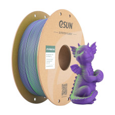PLA-Matte Dual Grün-Purple Filament 1.75mm 1Kg eSun