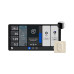 Shelly Wall Display X2 Silber mit Blu H&T Sensor Ivory Shelly Wall Display X2 Silber mit Blu H&T Sensor Ivory