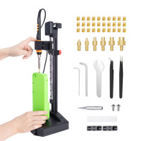 Thread Insert Press Kit Pro with Soldering Iron and Accessories