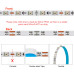 5m WS2812B 160LED/m 5V Ultra Narrow LED NeoPixel Strip Roll