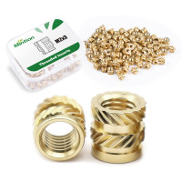 M2×3mm Threaded Inserts Brass Heat Insert 100pcs