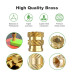 M4×8mm Thread Inserts Brass Heat Insert 50Pcs